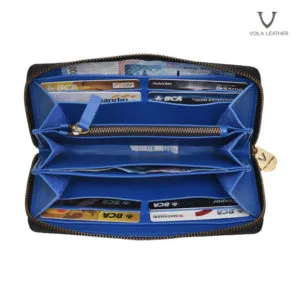 Dompet Kulit Voila Alice Blue