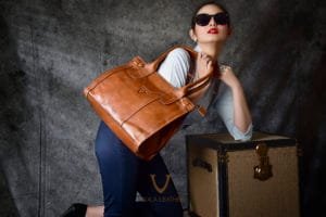 Tas Tote Kulit Voila Roxanne Havana