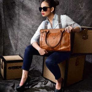 Tas Tote Kulit Voila Roxanne Havana