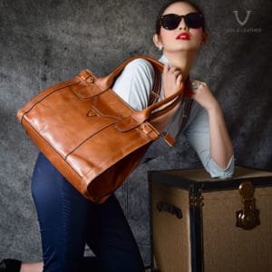 Tas Tote Kulit Voila Roxanne Havana