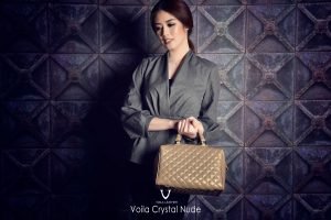 Tas Wanita Voila Crystal Nude