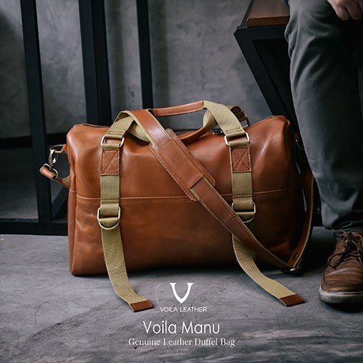 duffle bag kulit