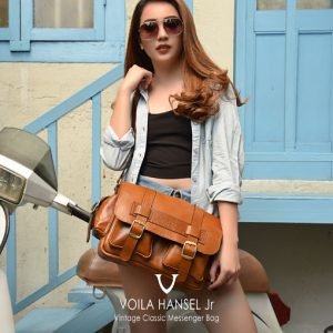 Tas Selempang Kulit Asli Voila Hansel Jr Havana