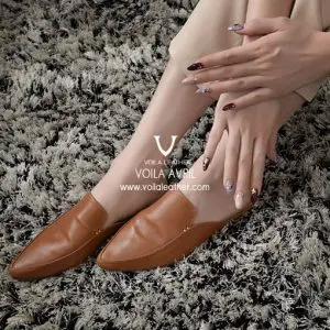 Flat-Shoes-Kulit-Asli-Voila-Avril-Brown-8
