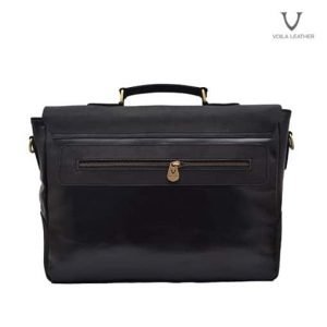 Messenger-Bag-Kulit-Asli-Voila-Tristan-Black