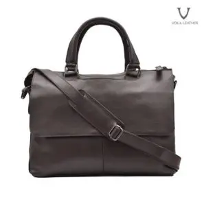 Tas-Laptop-Kulit-Asli-Voila-Archer-Brown