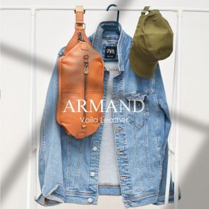Waist Bag Kulit Asli Voila Armand Havana
