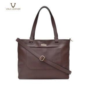 Tote Bag Kulit Asli Voila Beverly Brown 1