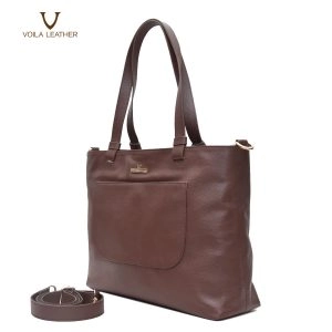 Tote Bag Kulit Asli Voila Beverly Brown 2