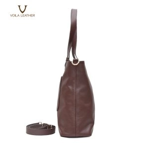 Tote Bag Kulit Asli Voila Beverly Brown 3
