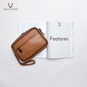 Handbag Kulit Asli Voila Aquila Brown 1