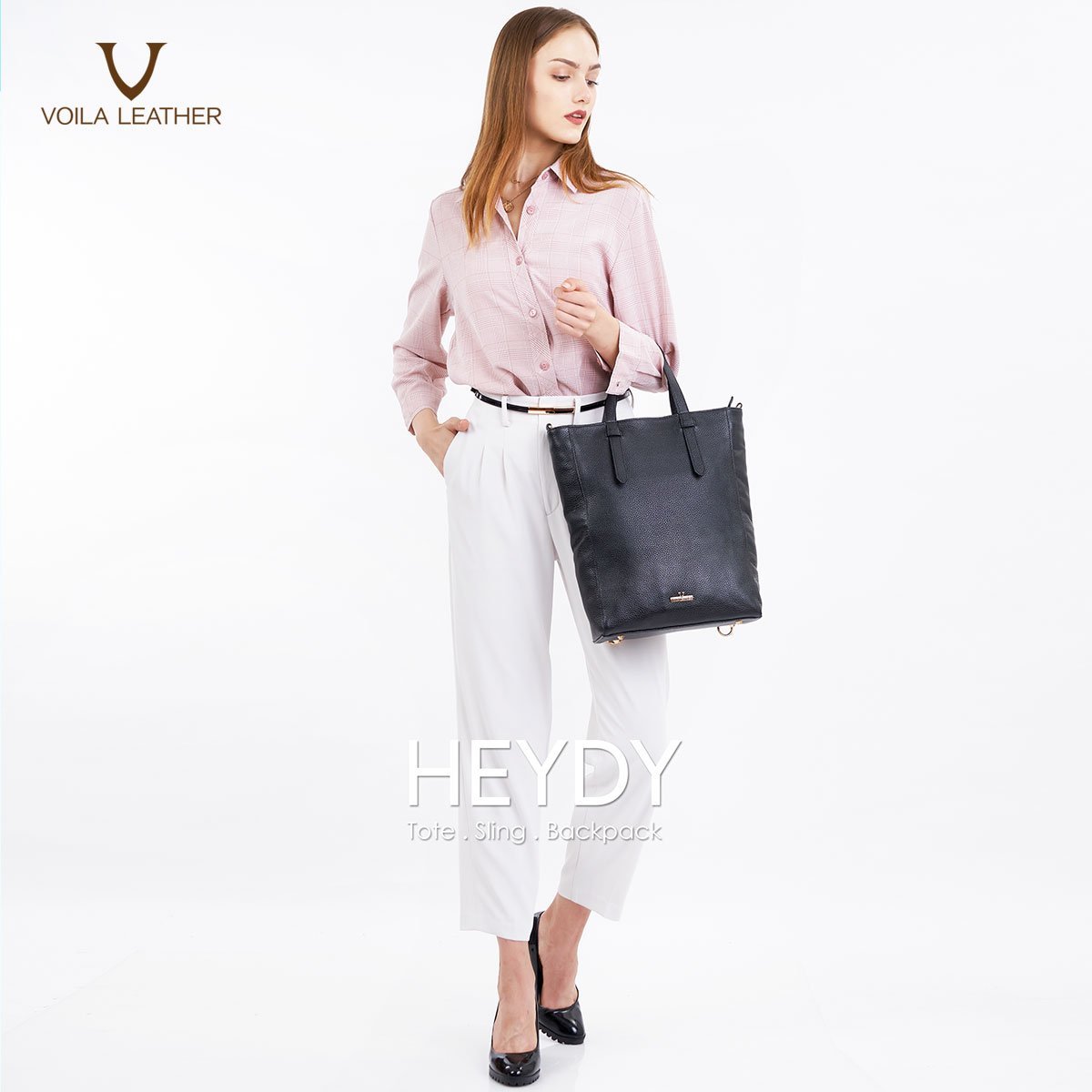 Tote Selempang Backpack Kulit Asli Voila Heydy 14