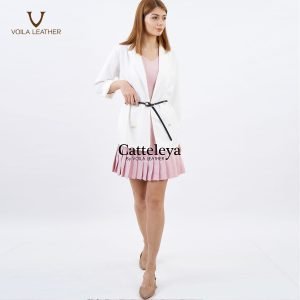 Voila Catteleya Black Genuine Leather Skinny Belts 4