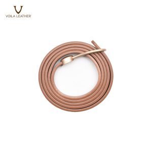Voila Catteleya Brown Genuine Leather Skinny Belts 3