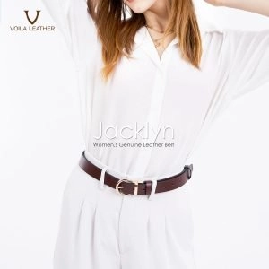 Women Reversible Genuine Leather Belt 8