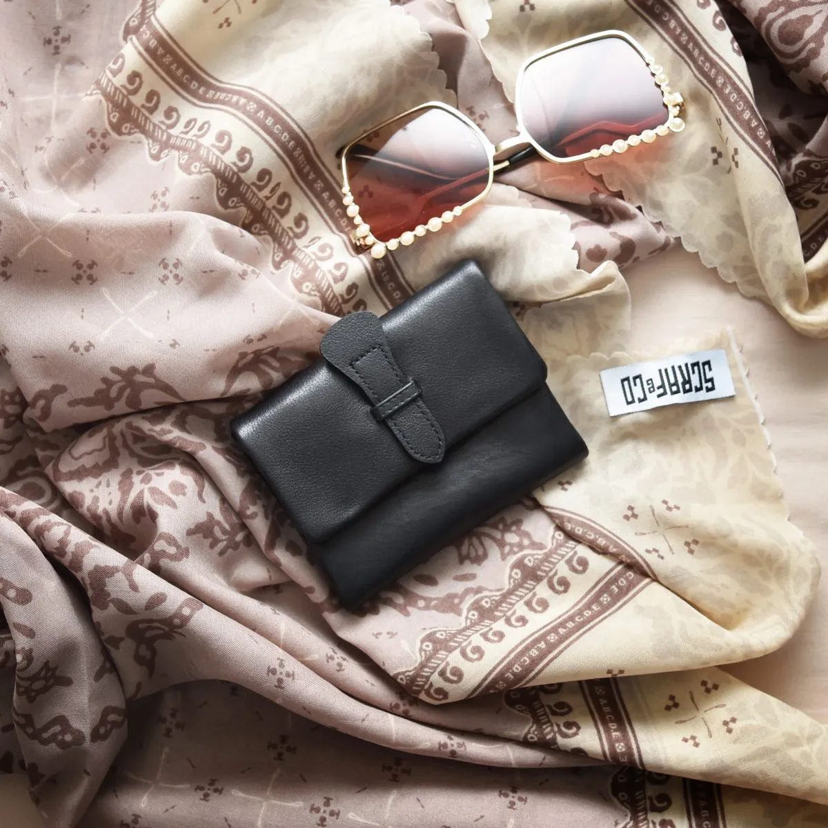 2 Fold Soft Leather Women's Wallet