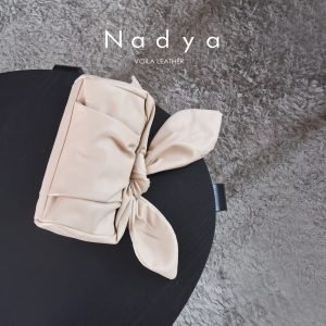 Handbag Cross Body Soft Genuine Leather Voila Nadia Nude 5