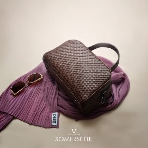 Handbag Selempang Anyam Voila Somersette Brown 2