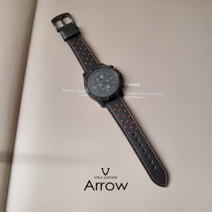 Voila Arrow Genuine Leather Unisex Strap for Smart Watch 22 mm