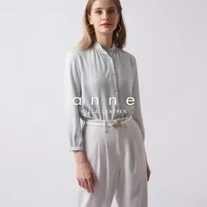 Skinny Luxury Fashion Office & Dress Genuine Leather Women's Belt Voila Anne White 1