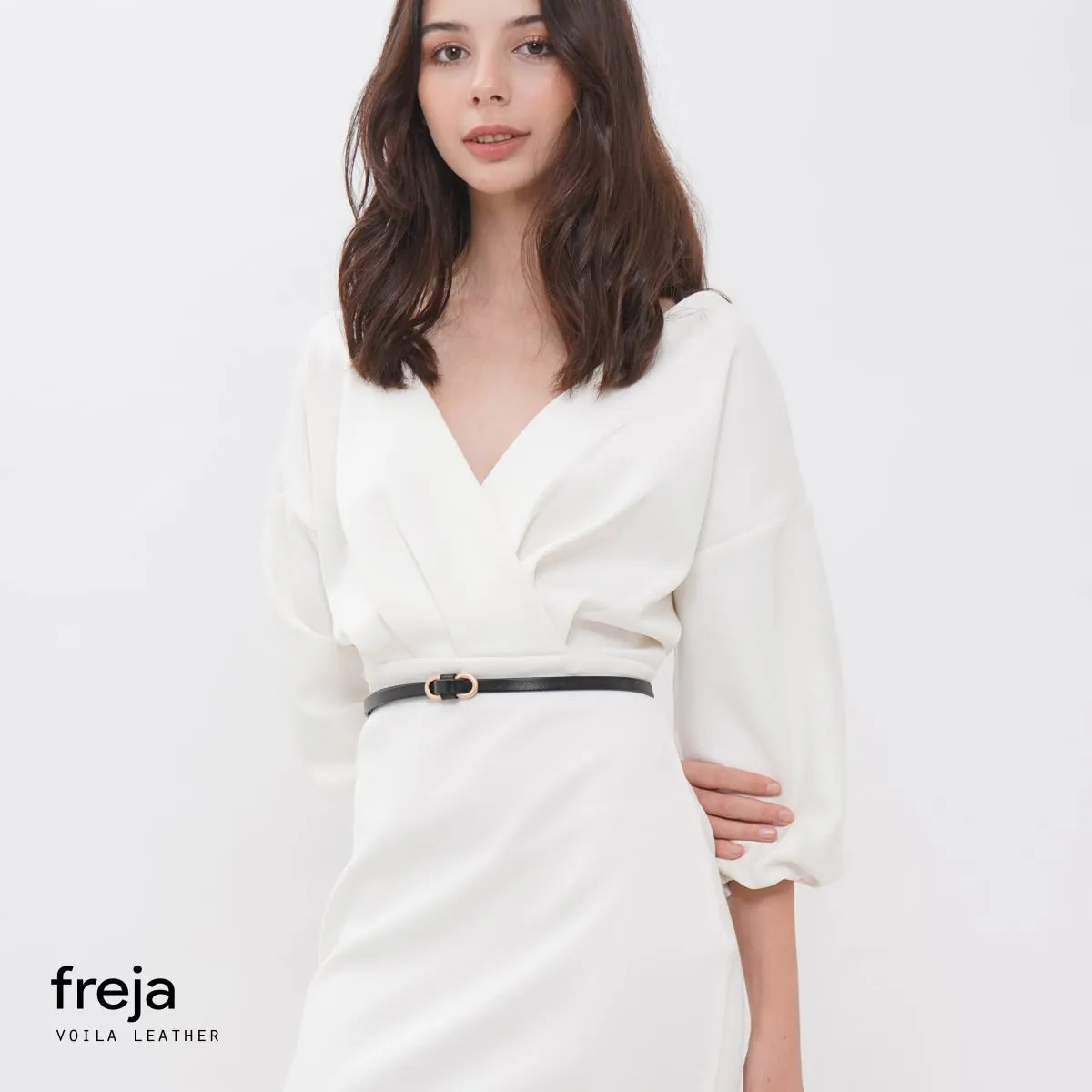 Dress & Office Womens Genuine Leather Belt Voila Freja 3