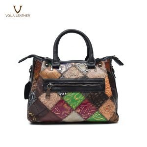 Genuine Leather Satchel Sling Bag Vintage Style Voila Florence 16
