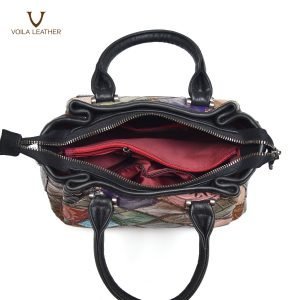 Genuine Leather Satchel Sling Bag Vintage Style Voila Florence 18