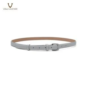 Women's Genuine Leather Belt Voila Kyra Grey (4)