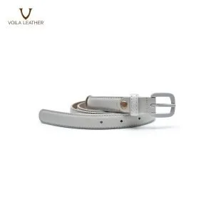 Women's Genuine Leather Belt Voila Kyra Grey (6)