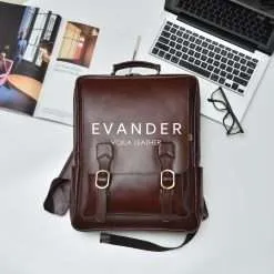 Ransel Kulit Asli Voila Evander Brown