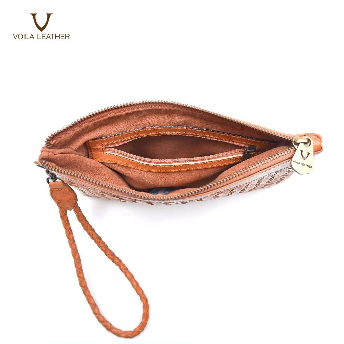 Etnik Handmade Anyam Kulit Asli Pouch Voila Cadhna Havana 4 Etnik Handmade Anyam Kulit Asli Pouch Voila Cadhna Havana 4