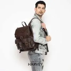 Ransel Kulit Voila Harvey Brown 15