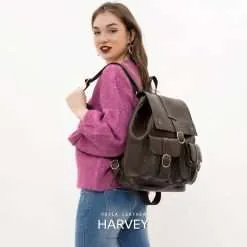 Ransel Kulit Voila Harvey Brown B