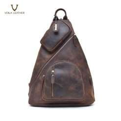Crazy Horse Genuine Leather Backpack & Sling Bag Voila Bernardi 21
