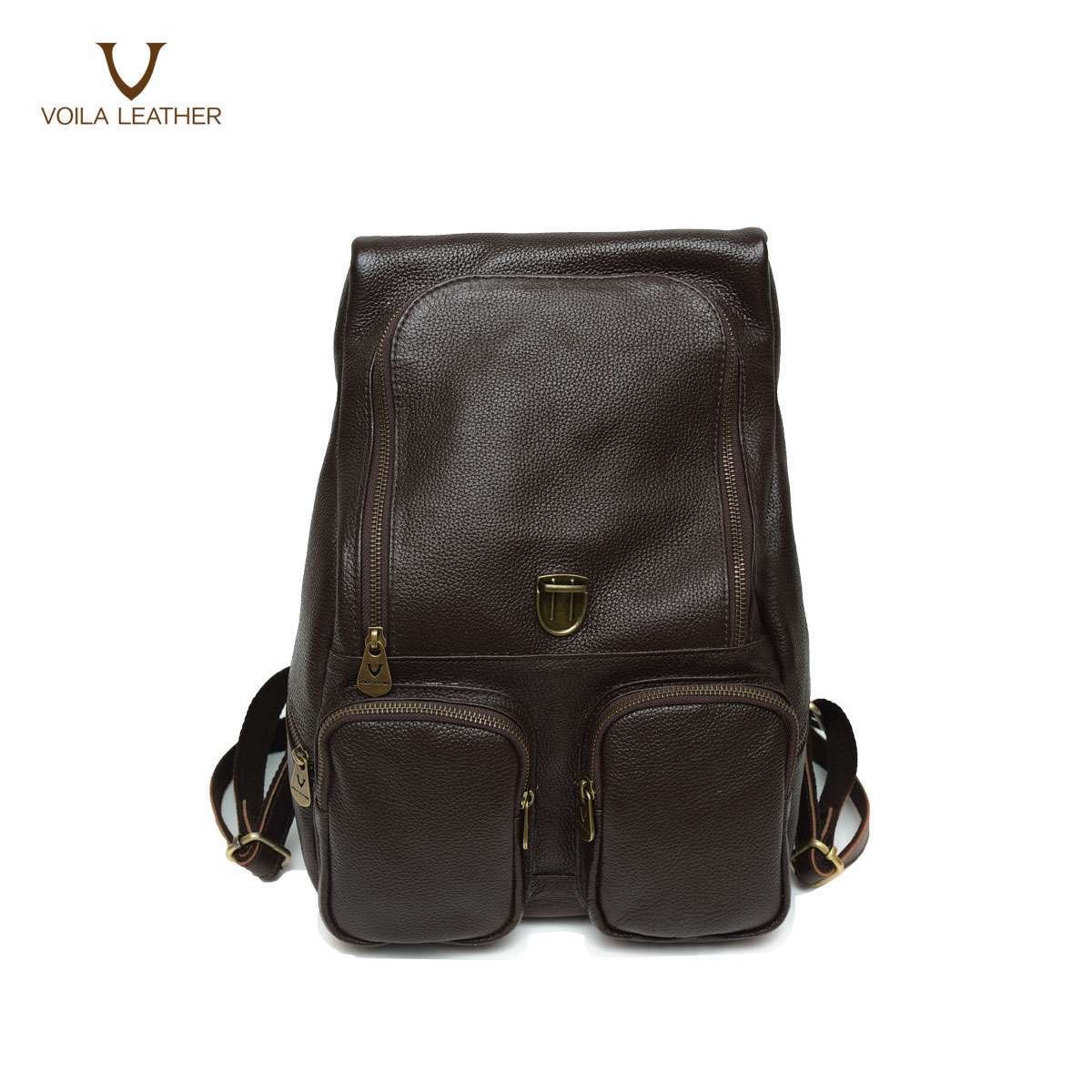 Women Genuine Leather Backpack Voila Katrina 14 Women Genuine Leather Backpack Voila Katrina 14