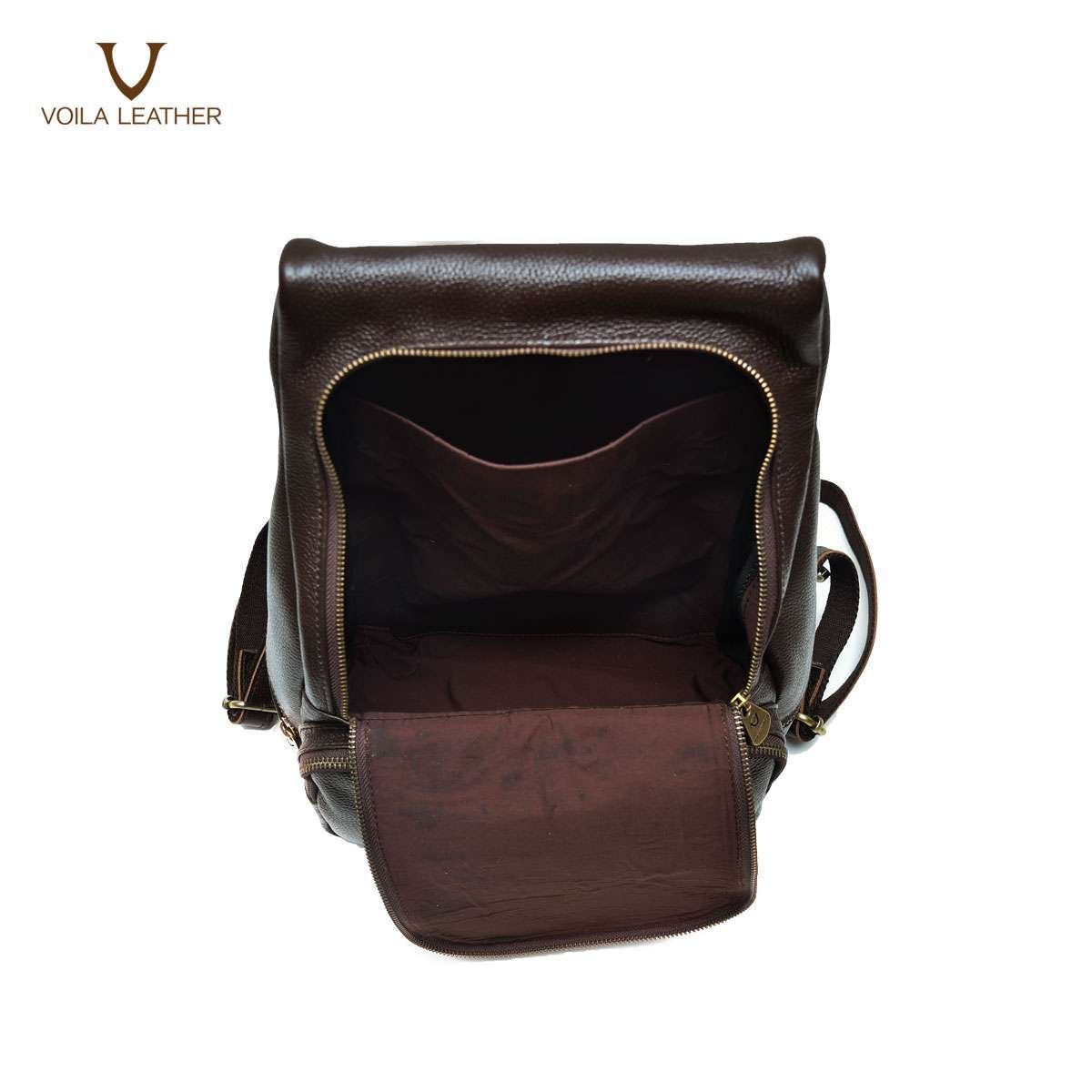 Women Genuine Leather Backpack Voila Katrina 15 Women Genuine Leather Backpack Voila Katrina 15