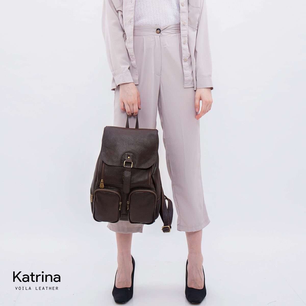 Women Genuine Leather Backpack Voila Katrina 2 Women Genuine Leather Backpack Voila Katrina 2