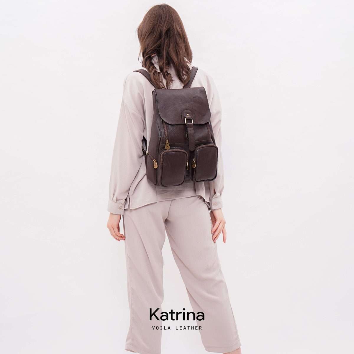 Women Genuine Leather Backpack Voila Katrina 8 Women Genuine Leather Backpack Voila Katrina 8