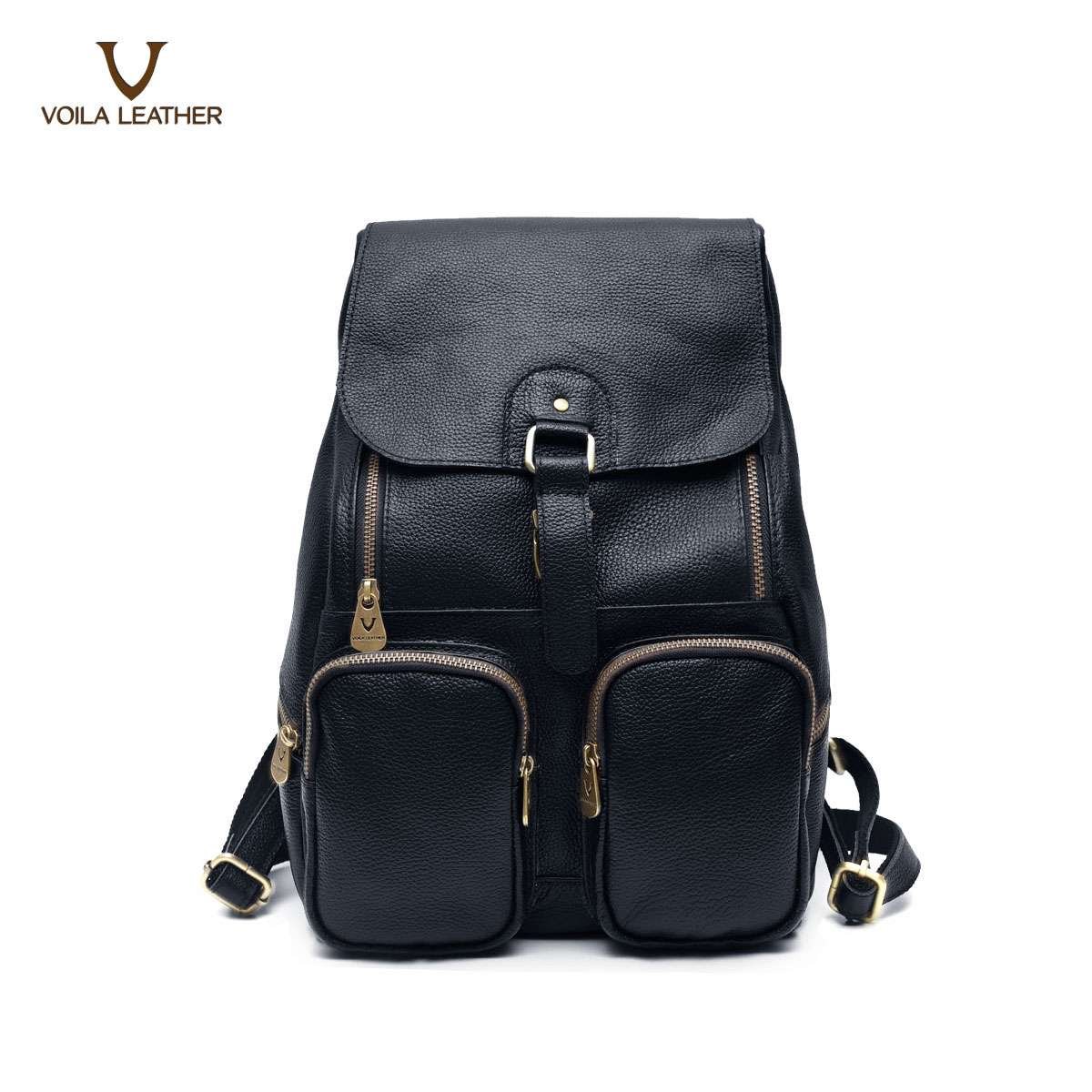 Women-Genuine-Leather-Backpack-Voila-Katrina-Black-1 Women-Genuine-Leather-Backpack-Voila-Katrina-Black-1