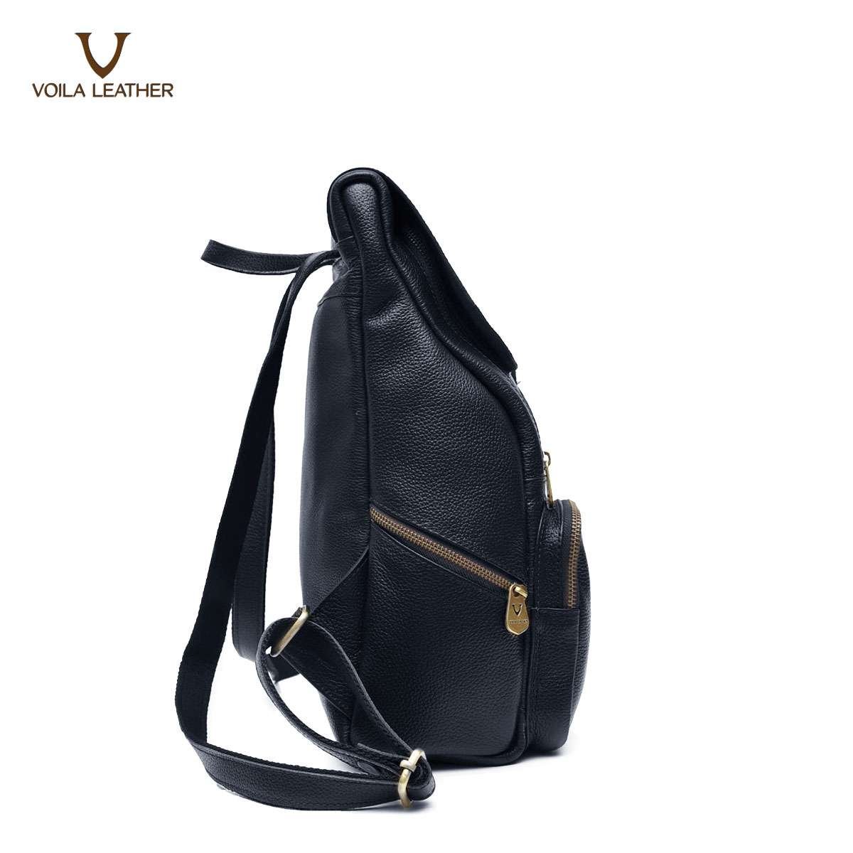 Women-Genuine-Leather-Backpack-Voila-Katrina-Black-3 Women-Genuine-Leather-Backpack-Voila-Katrina-Black-3