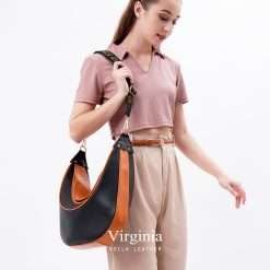 Tas Hobo Selempang Kulit Asli Voila Virginia