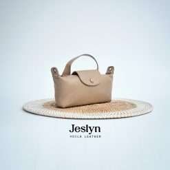 Genuine Leather Sling & Handbag Voila Jeslyn Latte