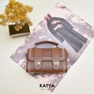Genuine Leather Handbag & Sling Voila Katya