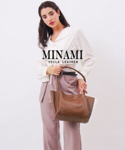 Medium Tote Bag Voila Minami Brown