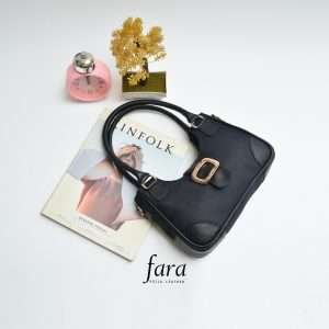 Medium Tote & Sling Nylon Kombinasi Kulit Asli Voila Fara