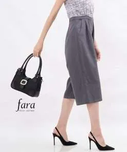 Medium Tote & Sling Nylon Kombinasi Kulit Asli Voila Fara