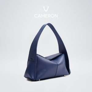 Beautiful Genuine Leather Tote & Sling Bag Voila Cameron Blue