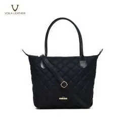 Tote Basic Premium Nylon Leather Voila Milkyway