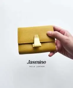 Dompet Wanita Kulit Asli Voila Jasmine Yellow Mustard