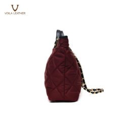Medium-Tote-Selempang-Premium-Nylon-Kombinasi-Kulit-Voila-Adeline-Maroon-3